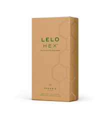 Презервативи LELO HEX Condoms Organic 12 Pack, тонкі та суперміцні