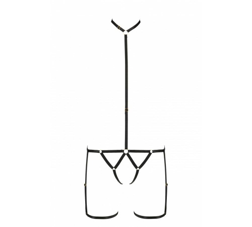 Портупея-стрепы на все тело BRENDA black XXL/XXXL - Passion Exclusive