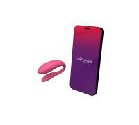 Смарт-вібратор для пар We-Vibe Sync Lite Pink, 10 віброрежимів, можна поєднувати з проникним сексом