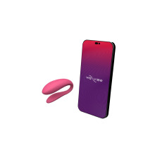 Смарт-вибратор для пар We-Vibe Sync Lite Pink, 10 виброрежимов, можно совмещать с проникающим сексом