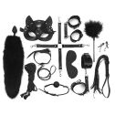 Набор Art of Sex - Maxi BDSM Set Leather, 13 предметов, натуральная кожа, Черный