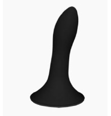 Дилдо с присоской Adrien Lastic Hitsens 5 Black, отлично для страпона, диаметр 2,4см, длина 13см