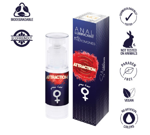Змазка для анального сексу MAI Attraction Anal for Her (50 мл) на водній основі з феромонами