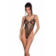 Эротическое боди с рисунком LOVELIA BODY black S/M - Passion