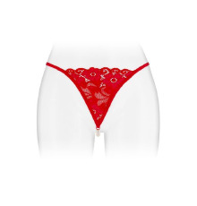 Трусики-стринги с жемчужной ниткой Fashion Secret VENUSINA Red
