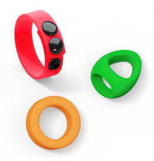 Набор ярких эрекционных колец Love To Love NEON RING KIT