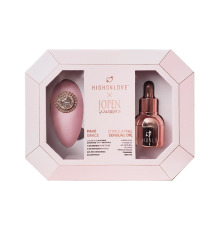 Подарочный набор HighOnLove & JOPEN: Objects of Desire (капли для клитора и вибратор с кристаллами)