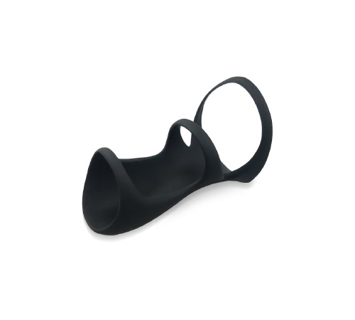 Насадка на член силиконовая, Черный