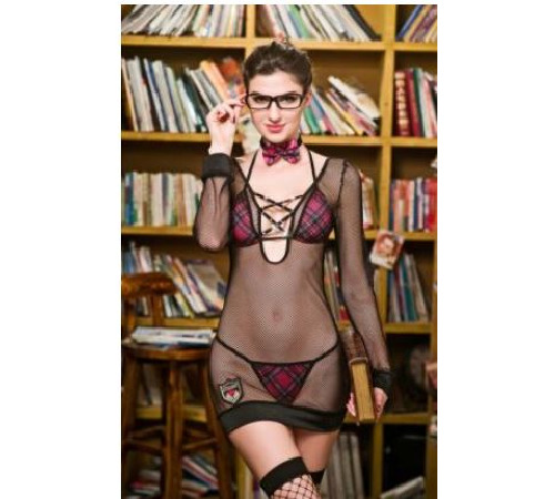 Эротический ролевой костюм студентки 