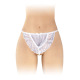 Трусики-стринги с жемчужной ниткой Fashion Secret KATIA White