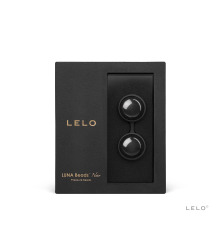 Вагинальные шарики LELO Luna Beads Noir Black, смещенный центр тяжести, диаметр 2,9 см, 2х37 г
