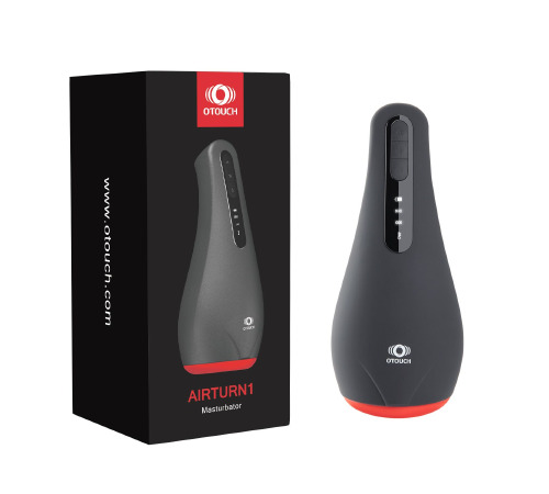 Мастурбатор Otouch AIRTURN 1, 7 режимів вібрації, 2 рівні підігріву, лічильник фрикцій