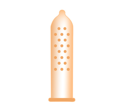 Ультратонкі презервативи Elasun (10 шт) в крапочку по довжині