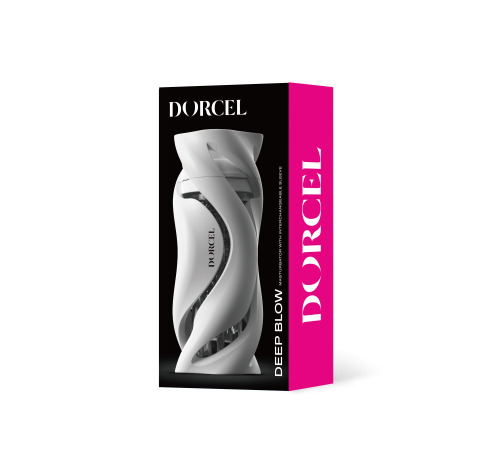 Мастурбатор Dorcel DEEP BLOW WHITE, двойное использование
