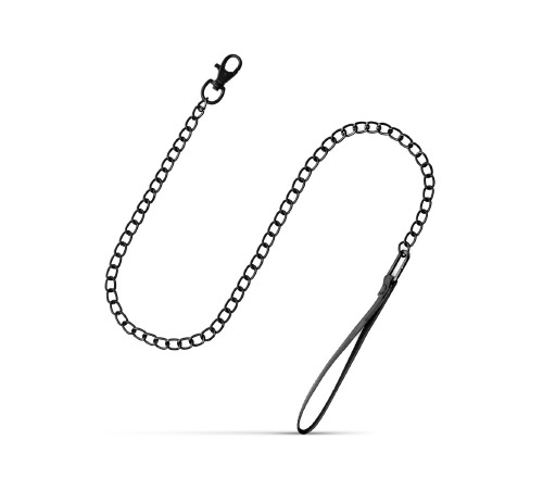 Ошейник с поводком Bedroom Fantasies: Faux Leather Collar & Chain