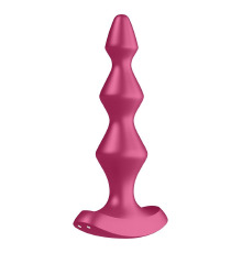 Анальный стимулятор-бусины с двумя моторами Satisfyer Lolli-Plug 1 (Berry)