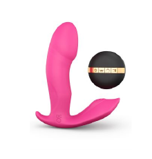 Вибратор Dorcel Secret Clit с подогревом и пультом ДУ, можно под одежду, голосовое управление