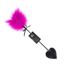 Щекоталка со шлепалкой Пика Art of Sex - Puff Peak, цвет Темно розовый