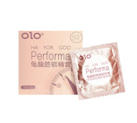 Ультратонкі презервативи з ефектом пролонгації OLO Performa з гілауроной кислотою в якості мастила 3 шт