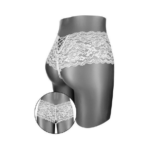 Трусики с доступом Fashion Secret JULIA White