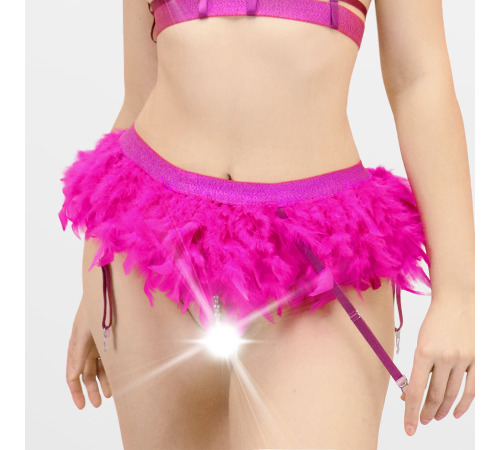 Сексуальний комплект білизни Angel, розмір L-2XL, колір Фуксія