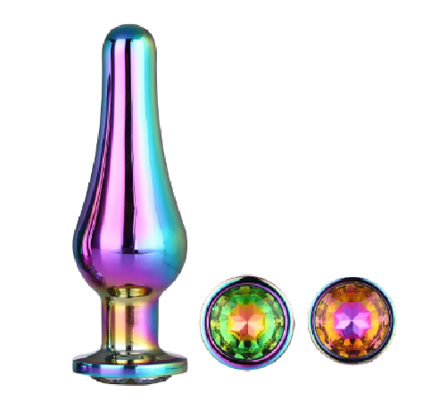 DT21873 Набір анальних пробок конічної форми Dream Toys GLEAMING LOVE PLEASURE SET MULTICOLOUR