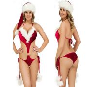 Ролевой сексуальный костюм Санты, размер XS - L