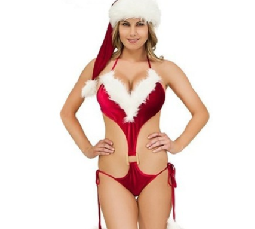 Ролевой сексуальный костюм Санты, размер XS - L