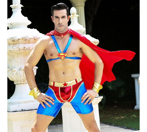 Мужской эротический костюм супермена 
