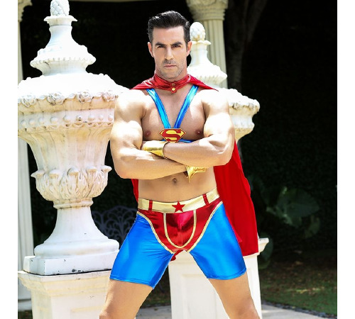 Мужской эротический костюм супермена 