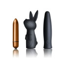 Вибронабор Rocks Off Silhouette — Dark Desires: вибропуля и две силиконовые насадки