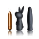 Вибронабор Rocks Off Silhouette — Dark Desires: вибропуля и две силиконовые насадки