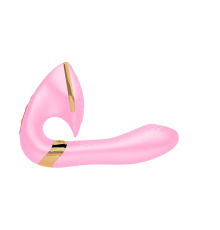 Вагинально-клиторальный вибратор Shunga Soyo Light Pink