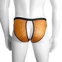 Виниловые мужские трусики с отверстием Джон