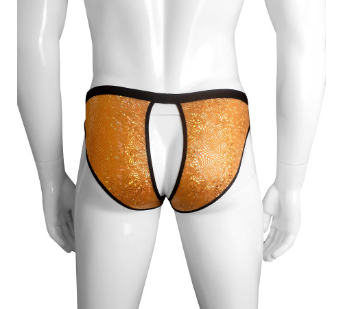 Виниловые мужские трусики с отверстием Джон