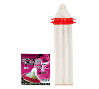 Презервативы с усиками и шипами 1 шт розовая упаковка