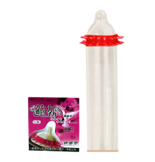 Презервативы с усиками и шипами 1 шт розовая упаковка