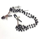 Прикраса ланцюжок з зажимами для сосків NeDlyaSkuki Black Jeweled