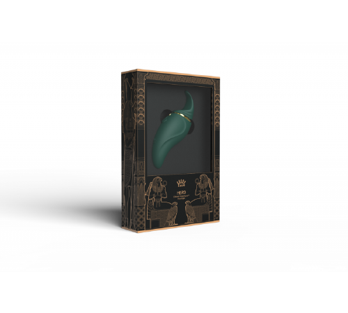 Кліторальний вібромасажер з язичком та вібрацією Zalo Hero,