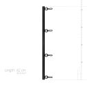 Фіксатор для рук та ніг Bedroom Fantasies: Spreader Bar Lightweight Restraint Bar, чорний