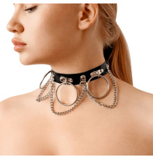 Чокер из натуральной кожи Art of Sex - Bonita, цвет черный