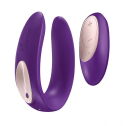 Вибратор для пар Satisfyer Double Plus Remote с пультом ДУ и двумя моторчиками