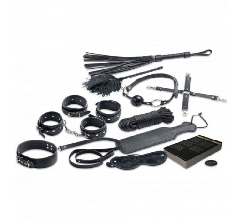 Набор БДСМ 10 предметов Master & Slave, Black