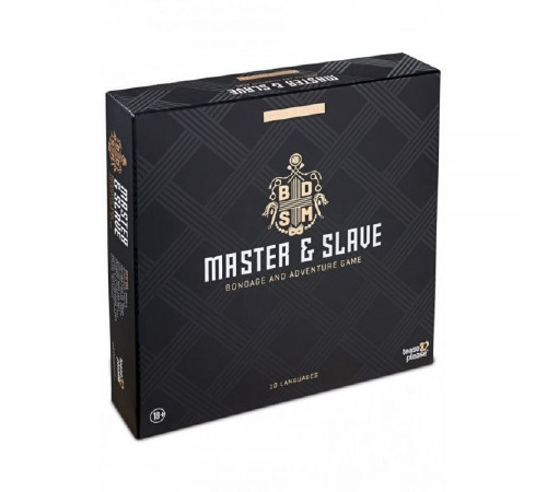 Набор БДСМ 10 предметов Master & Slave, Black