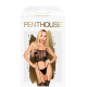Бодистокинг с топом и чулками на подвязках Penthouse - Sex Dealer Black S/L