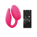 Виброяйцо с клиторальной стимуляцией Love To Love Wonderlove с пультом ДУ, можно под одежду