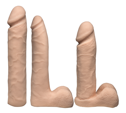 Набір для страпона Doc Johnson Vac-U-Lock Dual Density Experienced Set, діаметр 2×7см, 7,7см