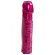 Фаллоимитатор Doc Johnson Radiant Gems 8 Inch Fuchsia, диаметр 4,3см, антибактериальный ПВХ