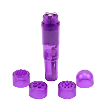 Вибратор клиторальный с насадками  Chisa Hi-Basic THE ULTIMATE MINI-MA