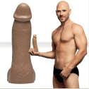 Фалоімітатор Fleshlight Guys: Johnny Sins Dildo, за зліпком пеніса, лисий з Браззерс